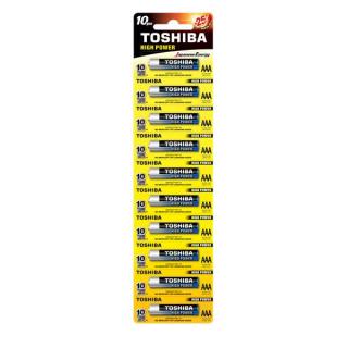 BATERIA LR03 AAA ALKALINE BLISTER 10SZT TOSHIBA