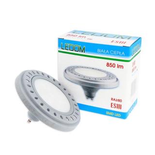 ŻARÓWKA GU10 ES111 LED SMD WW 9W szara LEDOM