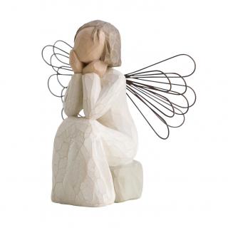 Anioł "słucham Cię z otwartym sercem"  Angel of caring 26079  Susan Lordi Willow Tree figurka ozdoba świąteczna dewocjonalia