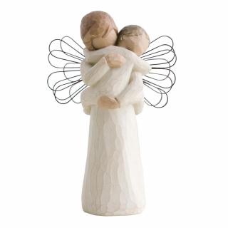 Anioł stróż opiekun dziecka  Angel's Embrace 26084 Susan Lordi Willow Tree figurka chrzest anioł chrzciny prezent komunia dziecko dla dziecka