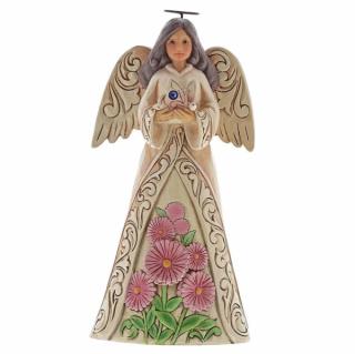Anioł Wrzesień  Monthly Angel Figurine September Angel 6001570 Jim Shore, pamiątka narodzin, chrztu figurka dewocjonalia