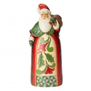 Duży Mikołaj 50 cm Santa with Bag Statue 6004321 Jim Shore figurka ozdoba świąteczna