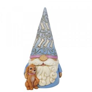 GNOM przyjaciel psa  Gnome with Dog Figurine 6010289 Jim Shore gnom ogród szczęscie kot łapki kotek