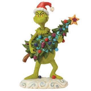 Grinch z choinką "Grinch Świąt nie będzie" Grinch Stealing Tree Figurine 6002067 Jim Shore