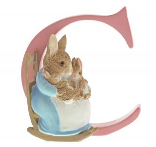Literka C wymiar 3D Królik Piotruś  Peter Rabbit A4995 Beatrix Potter