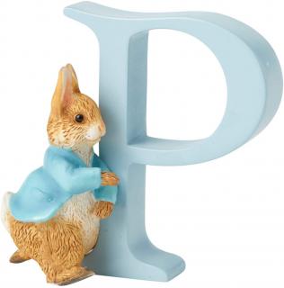 Literka P wymiar 3D Królik Piotruś  Peter Rabbit A5008 Beatrix Potter