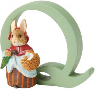 Literka Q wymiar 3D Królik Piotruś  Peter Rabbit A5009 Beatrix Potter