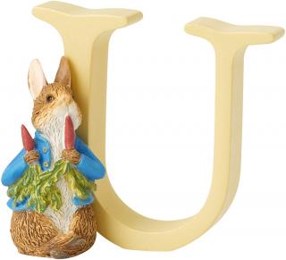 Literka U wymiar 3D Królik Piotruś  Peter Rabbit A5013 Beatrix Potter
