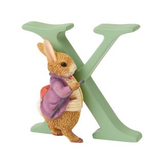 Literka X wymiar 3D Królik Piotruś  Peter Rabbit A5016 Beatrix Potter