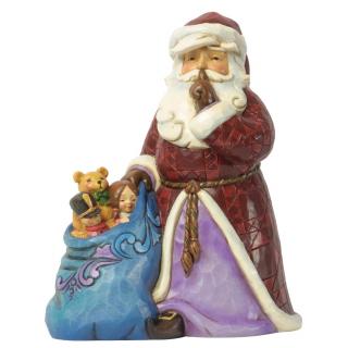 Mikołaj "Cicha nocna dostawa" Silent Night Delivery (Santa with toy bag) 4037599 Jim Shore figurka ozdoba świąteczna