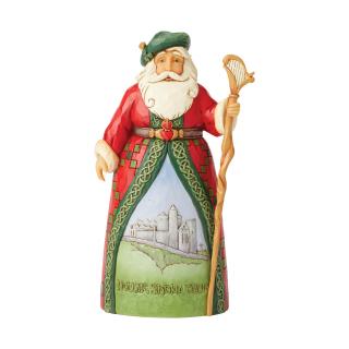 Mikołaj figurka Celtyckie życzenia bożonarodzeniowe Celtic Christmas Greetings (Irish Santa Figurine) 6004237 Jim Shore  figurka ozdoba świąteczna
