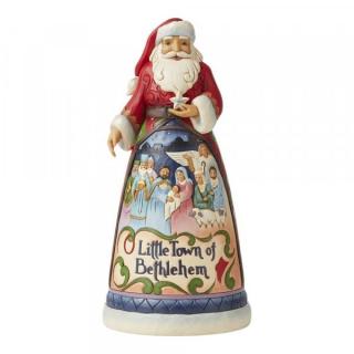 Mikołaj  "Świąteczna kolęda "O Little Town of Betlehem" 6008873  Jim Shore figurka ozdoba świąteczna