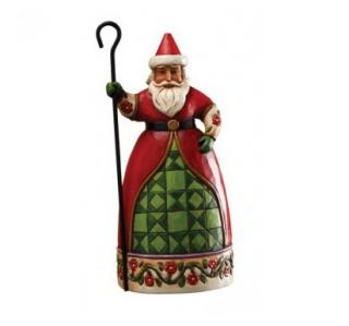 Mikołaj Świąteczny, (Santa With Cane Figurine), 4017601E Jim Shore figurka ozdoba świąteczna