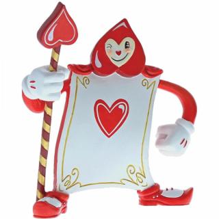 Strażnik Królowej - Alicja z Krainy Czarów -Miss Mindy Card Guard Ace of Hearts Figurine A29380  figurka karty