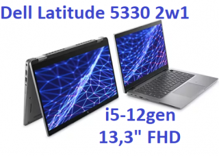 2w1 DELL Latitude 5330 i5-1245u 16GB 1TB SSD 13,3 FHD 1920x1080 Touch Wifi BT Win11pro Gw12mc