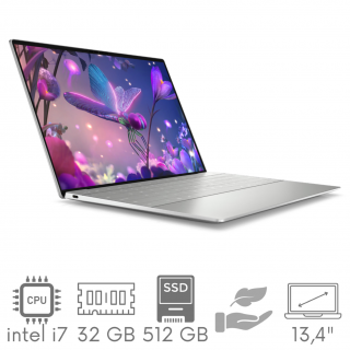 Bezramkowy aluminiowy ultrabook Dell XPS 9320 i7-1260P 32GB 512GB SSD 13,4" FHD+ 1920x1200 Mat WiFi BT Kam win11 PL Gw12mc