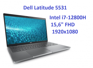 DELL Latitude 5531 i7-12800H 16GB 1TB SSD 15,6" FHD 1920x1080 WiFi BT KAM Win11pro gw12mc