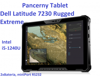 Tablet DELL Latitude 7230 Rugged Extreme i5-1240U 16GB 256SSD 12"  FHD+ 1920x1200 Mat Win11pro Mini-RS232 2xBAT KAM WiFi BT Gw12mc