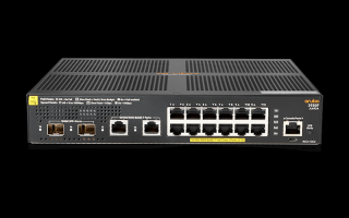 Switch Aruba 2930F 12G, 2 SFP+, PoE+