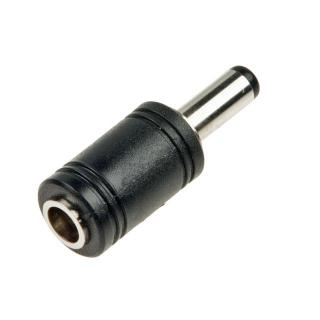 Adapter DC żeńska 2,5/5,5 +męska 2,1/5,5 prześciówka