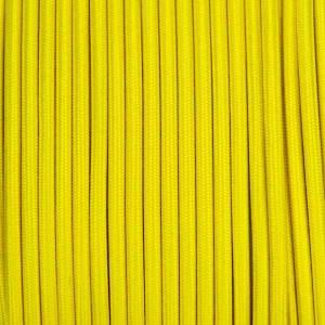 Kabel 2 żyłowy żółty 2x0,75mm2 - 1m w oplocie dekoracyjny do lamp Warszawa Bartycka 116
