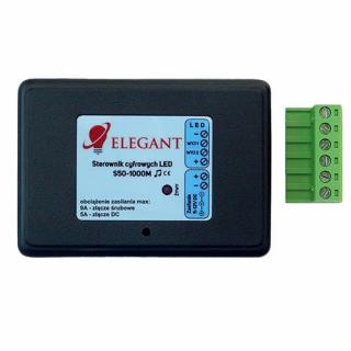 Kontroler RGB IC ELEGANT S50-1000M 12VDC IC DIGITAL ws2811/ws2812  do 1000 pikseli sterownik muzyczny