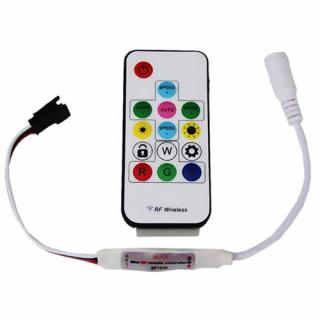 Kontroler sterownik RGB RF IC WS2811 14 przycisków 72W do1024 pikseli Digital Premiumlux Warszawa Bartycka 116