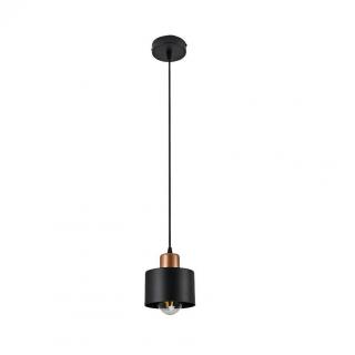 Lampa LOFT ABI-G W2 1xE27 wisząca czarno złota