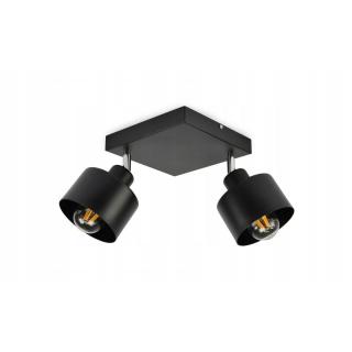 Lampa LOFT ABI P7 czarna 2xE27 plafon