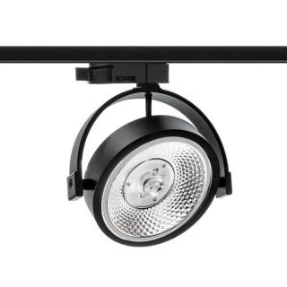 Lampa oprawa Piano TRACK 1xAR111 black czarna LUXsystem-1F (na szynę) Warszawa Bartycka 116 PremiumLUX