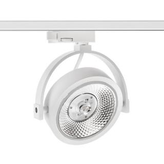 Lampa oprawa Piano TRACK 1xAR111 white biała LUXSYSTEM-1F (na szynę) Warszawa Bartycka 116 PremiumLUX