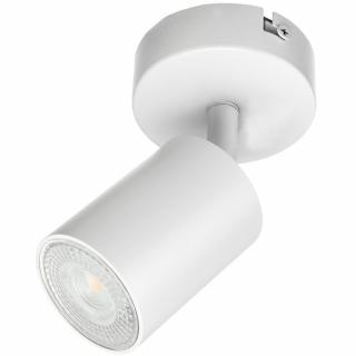 Lampa Oprawa SIENA-ALU-W/W 1xgu10 biała z białym przegubem - kinkiet plafon