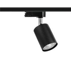 Lampa oprawa SIENA Track 1xgu10 black czarna LUXsystem-1F (na szynę jednofazową) Warszawa Bartycka 116