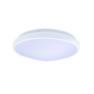 Lampa plafon PLATO-O-W 2 x E27 fi300 PMA okrągły ramka biała matowa