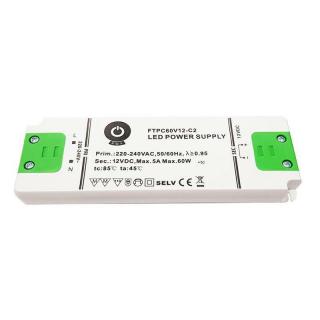 MPL- Zasilacz FTPC60V12-C 60W 12V DC 5A POSPOWER meblowy Warszawa Bartycka 116