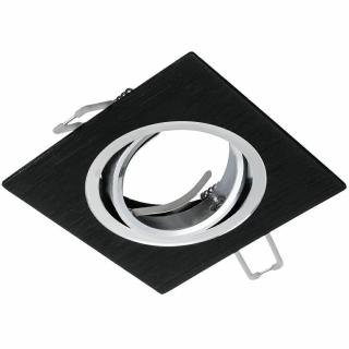 Oprawa ATENA-K-B kwadratowa czarna drapana regulowana sufitowa wpuszczana aluminiowa Warszawa Bartycka 116