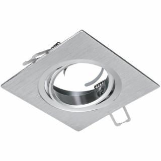 Oprawa ATENA-K-S kwadratowa srebrna drapana regulowana sufitowa wpuszczana aluminiowa Warszawa Bartycka 116