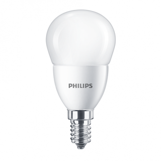 Żarówka led Philips CorePro E14 7W 865 6500K zimna biała P45 kulka lustre 830lm