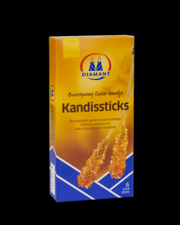 Diamant Kandissticks cukier bursztynowy 6 x 10 g
