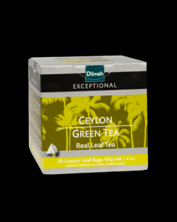 Dilmah Exceptional Ceylon Green Tea 20 piramidek