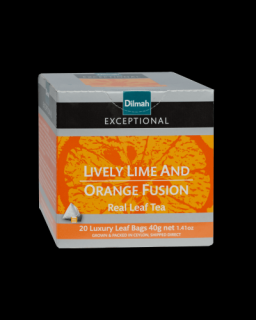 Dilmah Exceptional Lively Lime and Orange Fusion 20 piramidek
