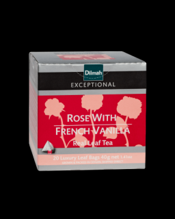 Dilmah Exceptional Rose with French Vanilla 20 piramidek