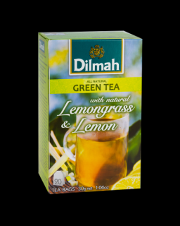 Dilmah Green Tea Lemongrass  Lemon 20 torebek