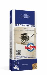 Finum filtry do herbaty L 100 szt. brązowe