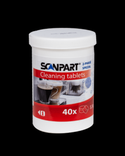Scanpart 2-fazowe tabletki czyszczące 40 szt