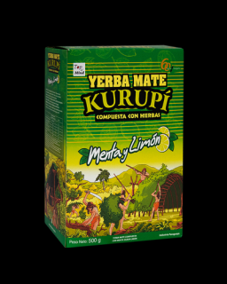 Yerba Mate Kurupi Menta Limon 0,5 kg