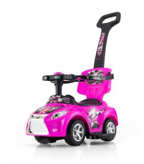 Jeździk 3w1 Pojazd Kid Pink (0456, Milly Mally) Pojazd Kid Pink (0456, Milly Mally)
