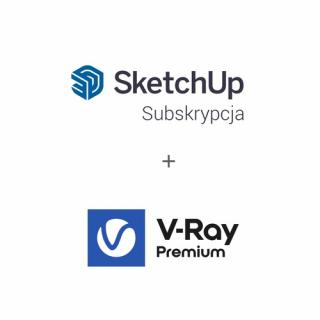 Sketchup Pro 2024 PL + V-Ray Premium - 1 rok