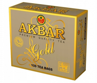 Herbata czarna Akbar Gold ekspresowa 100 torebek 200 g