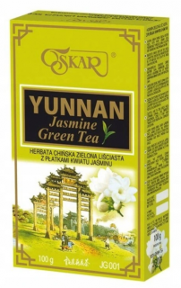 Herbata OSKAR YUNNAN Zielona Jasmine Green 100g